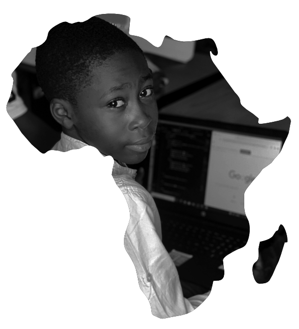 Technology empowerment illustration showing diverse people using digital tools